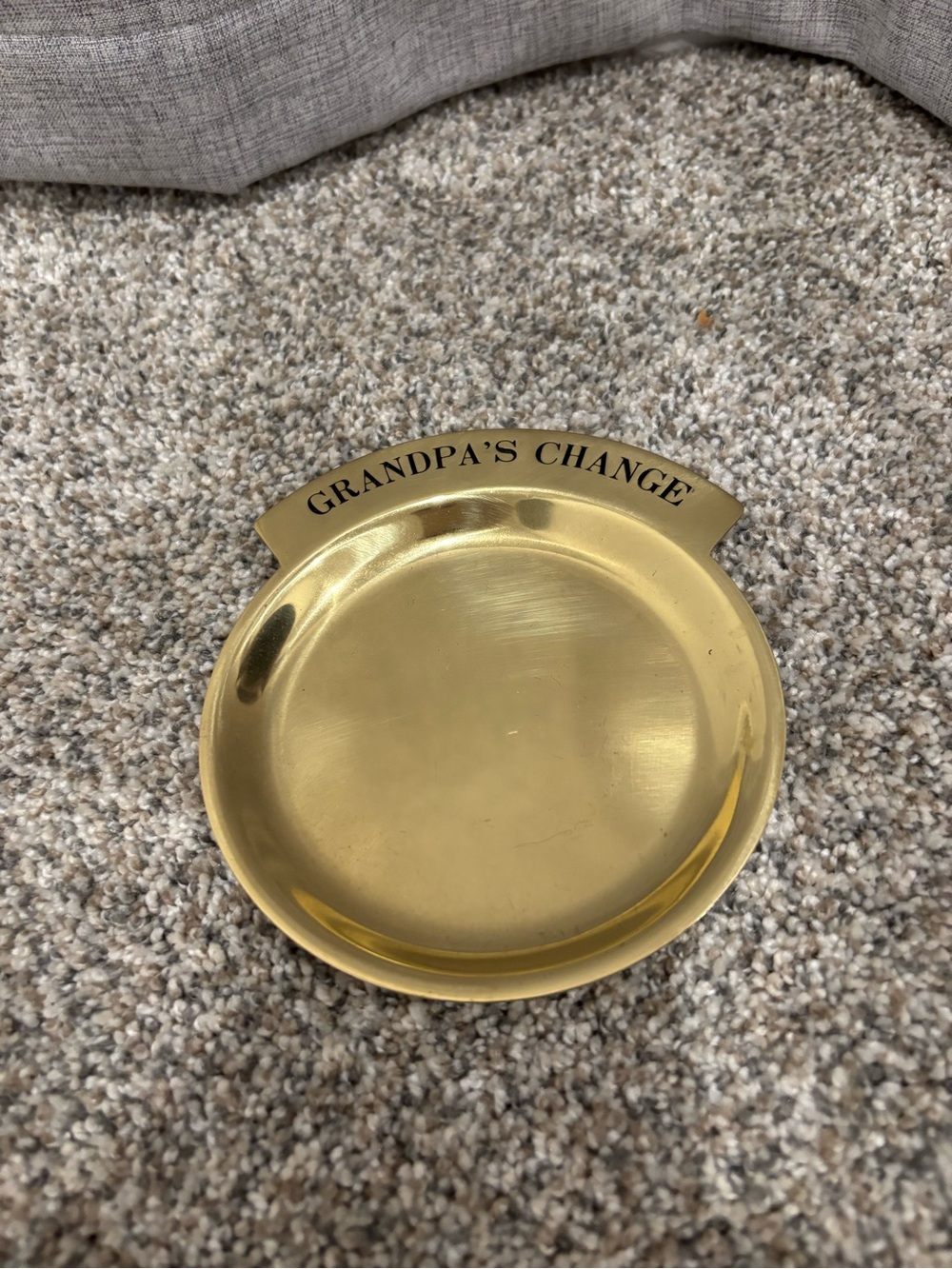 Vintage Solid Brass “Grandpa’s Change” 1979 Catchall Dish - Picture 4 of 8